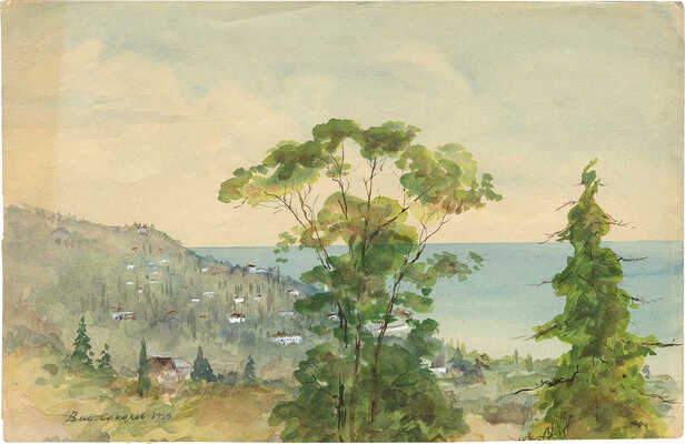 Соколов Василий Иванович. Крымский пейзаж 